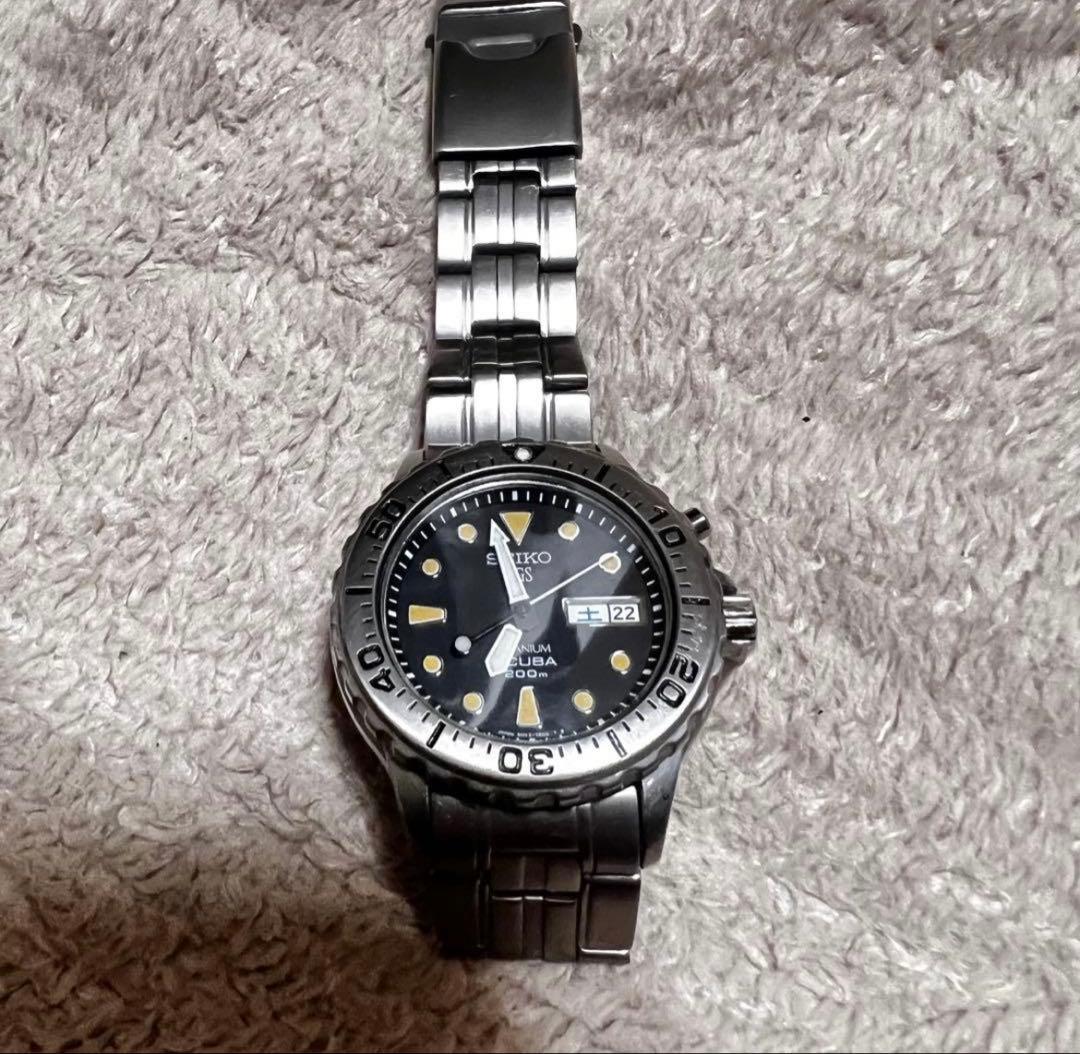 希少　ビンテージ品 スキューバダイバー　チタニウム トロピカルダイヤル