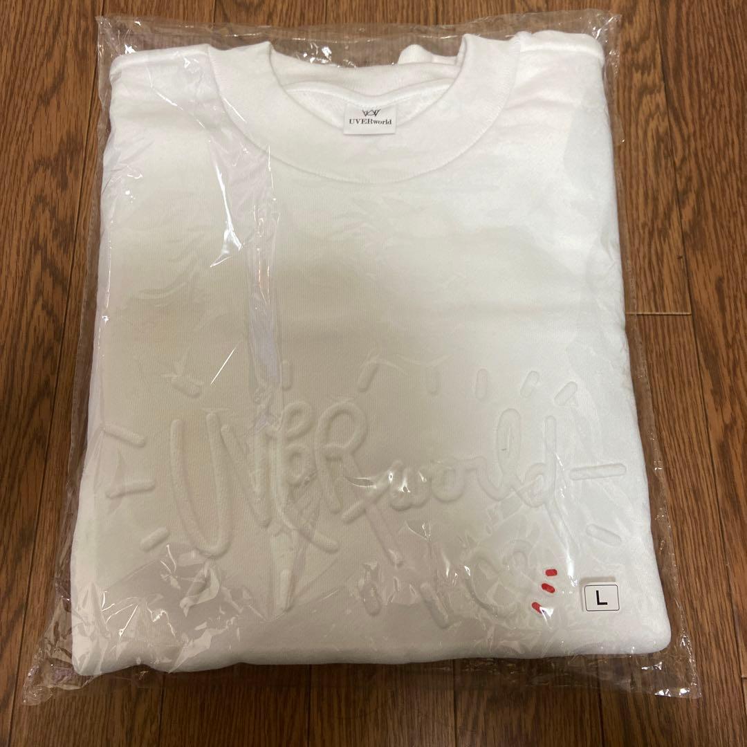 UVERworld エンボススウェット ホワイト L size