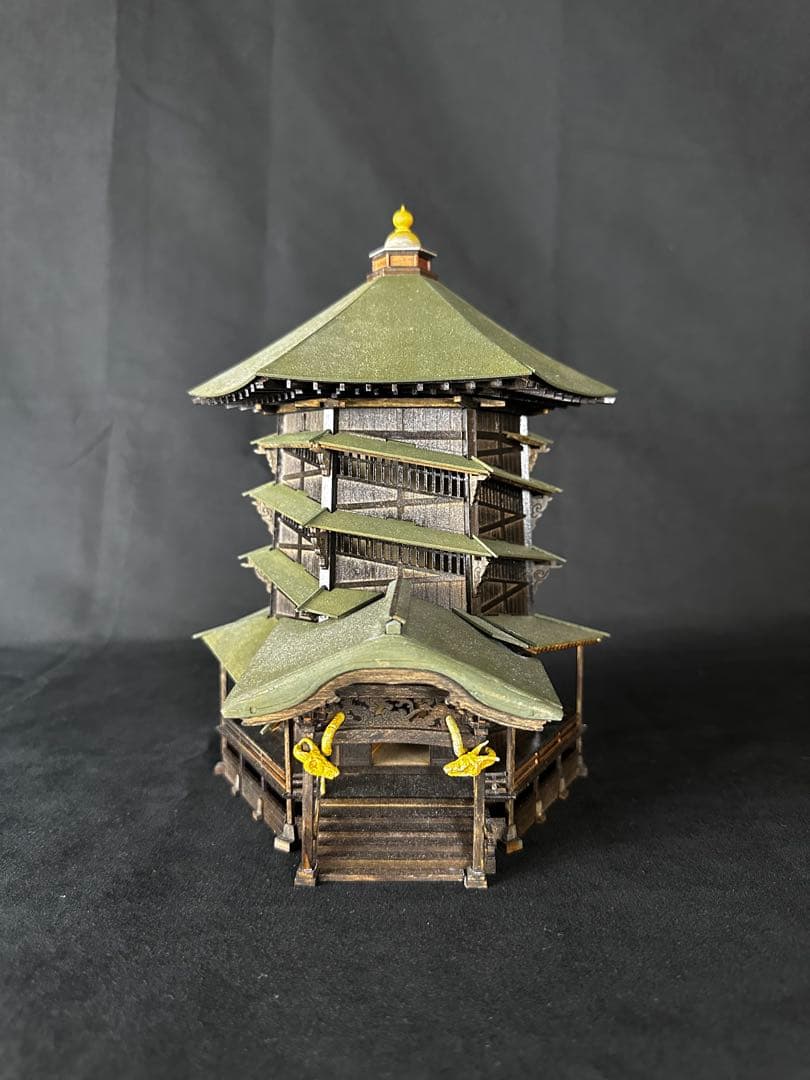 会津　さざえ堂　建築模型 送料無料】ウッディジョー 木製建築模型1/75 会津さざえ堂 | アート