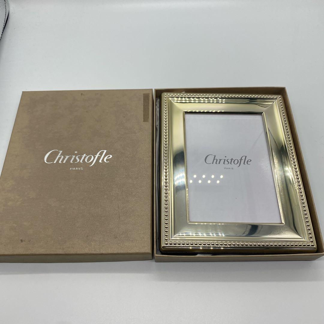 クリストフル☆未使用に近い☆パール☆フォトフレーム☆L版☆シルバー