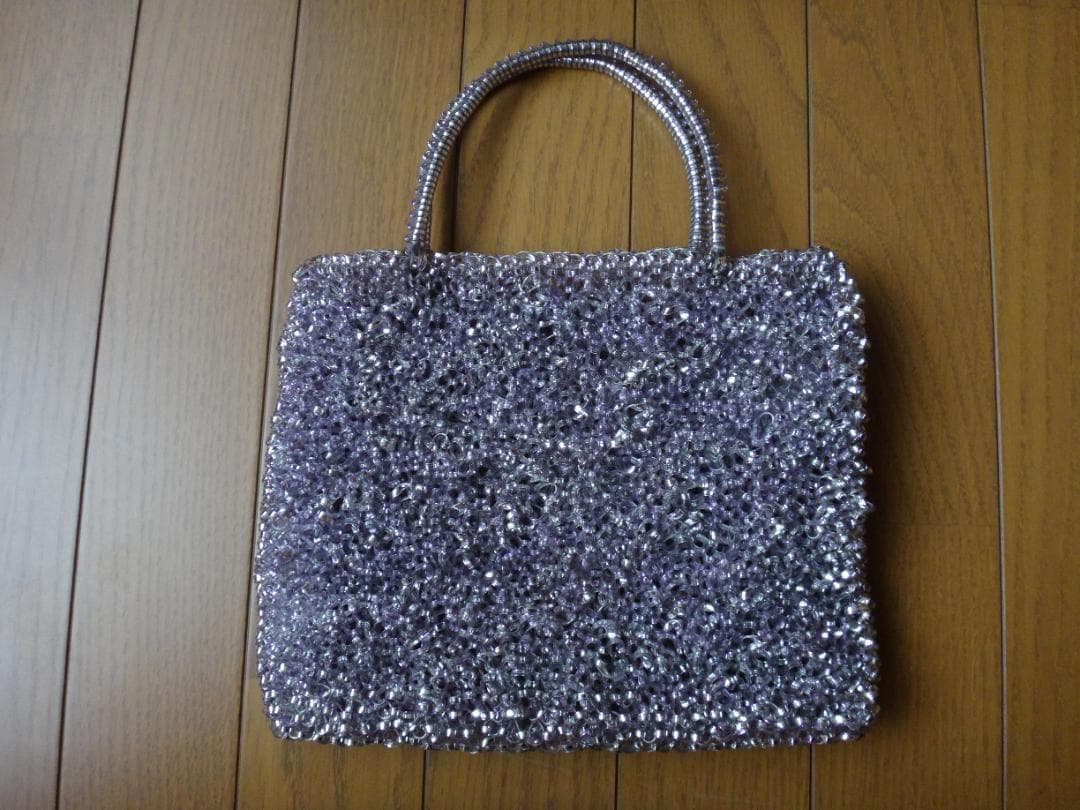 アンテプリマ　ワイヤーバッグ　キラキラリボン