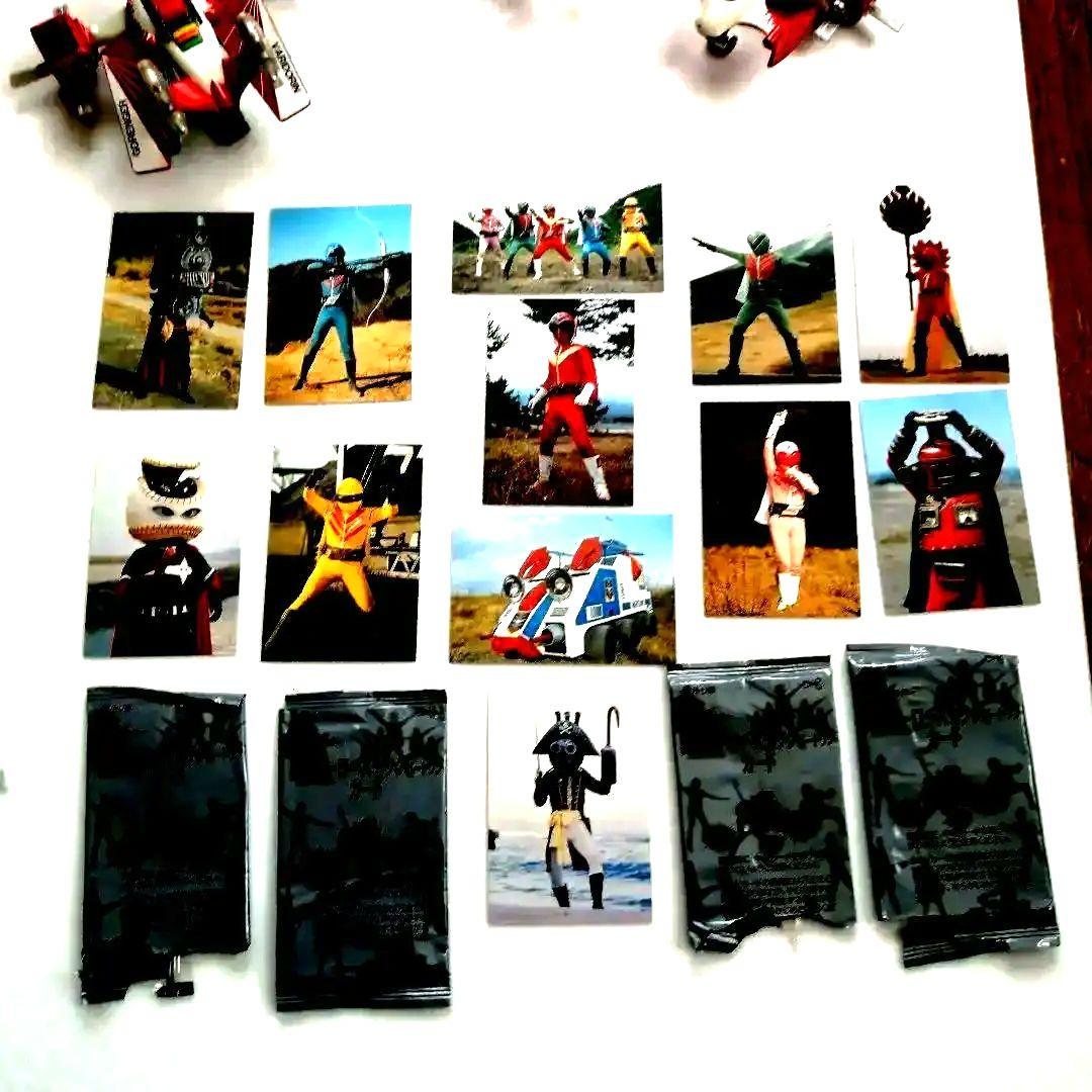 ゴレンジャーフィギュアゴレンジャーカード昭和ヒーロー超合金グレンダイザー