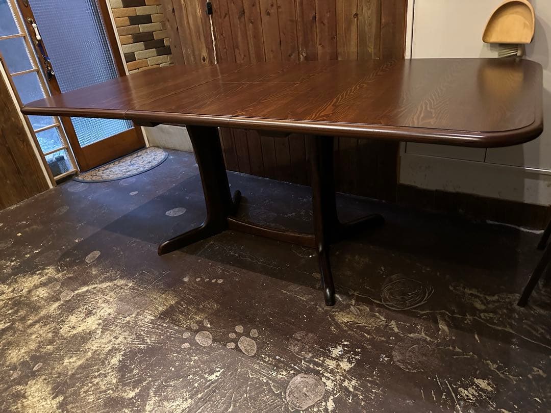 t*e様 ダイニングテーブル　エクステンションテーブル　伸縮式　ビンテージ　ホエ