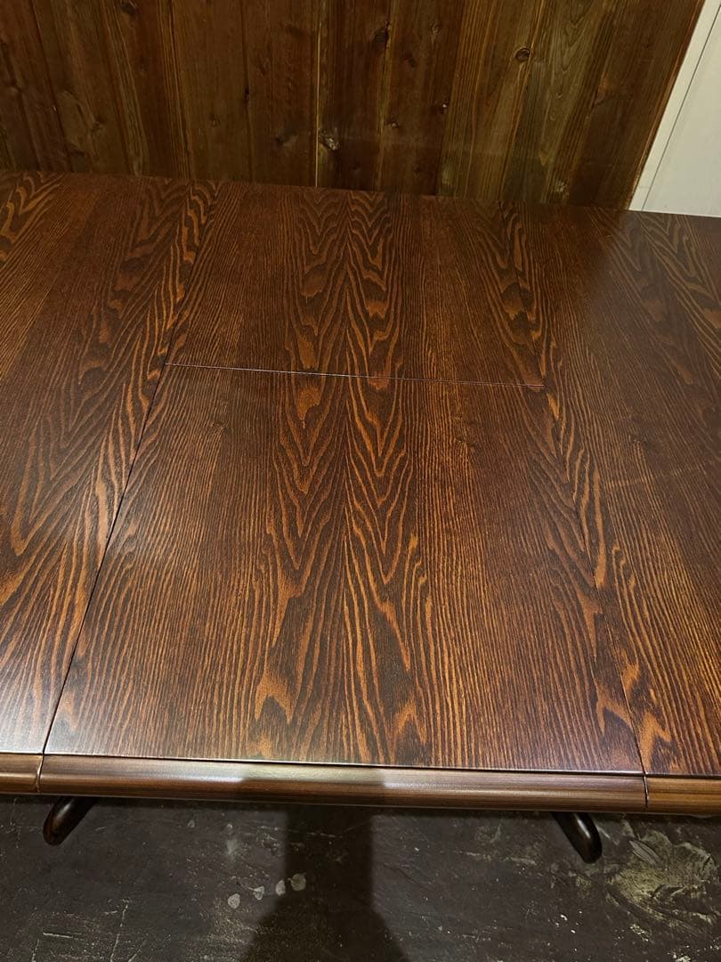 t*e様 ダイニングテーブル　エクステンションテーブル　伸縮式　ビンテージ　ホエ