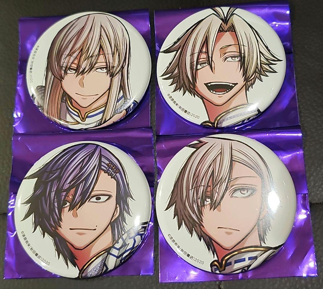 桃源暗鬼 コミケ C107 缶バッジ 桃寺、桃宮、桃際、桃井戸セット