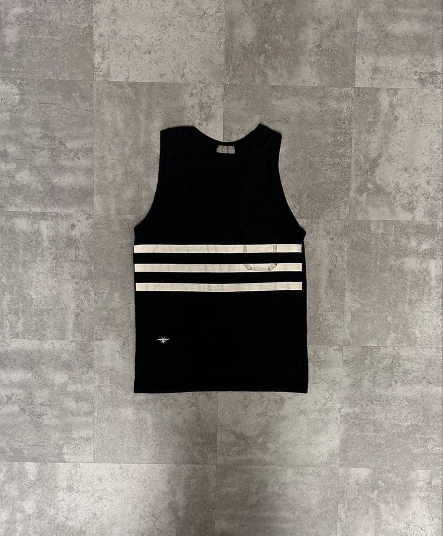 dior homme タンクトップ　bee刺繍　SS06 エディスリマン dior homme タンクトップ bee刺繍 SS06 エディスリマン dior homme