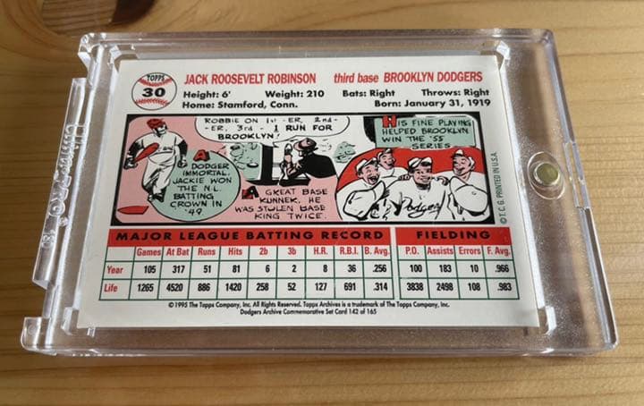 その他 MLB TOPPS Dodgers JACKIE ROBINSON