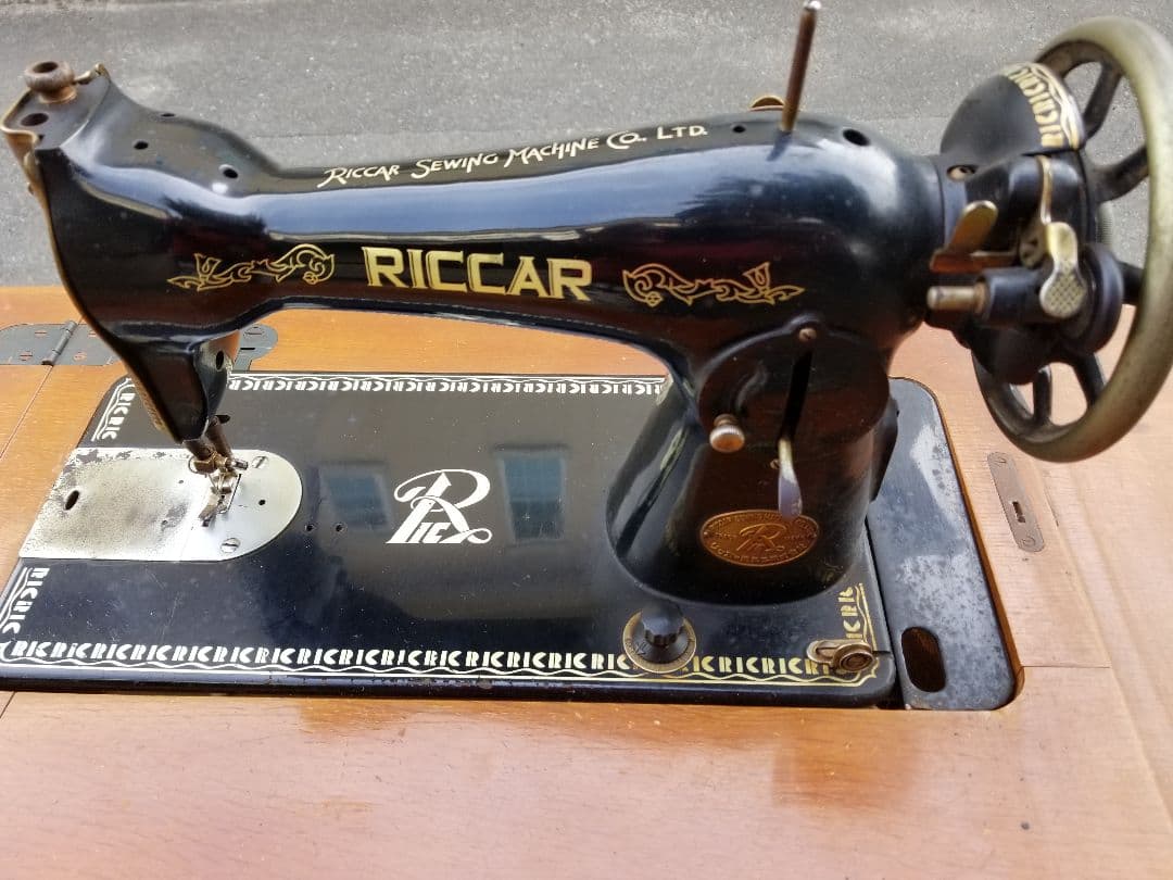 RICCARミシン台 ミシン台 リッカーミシン アンティーク テーブル 2025