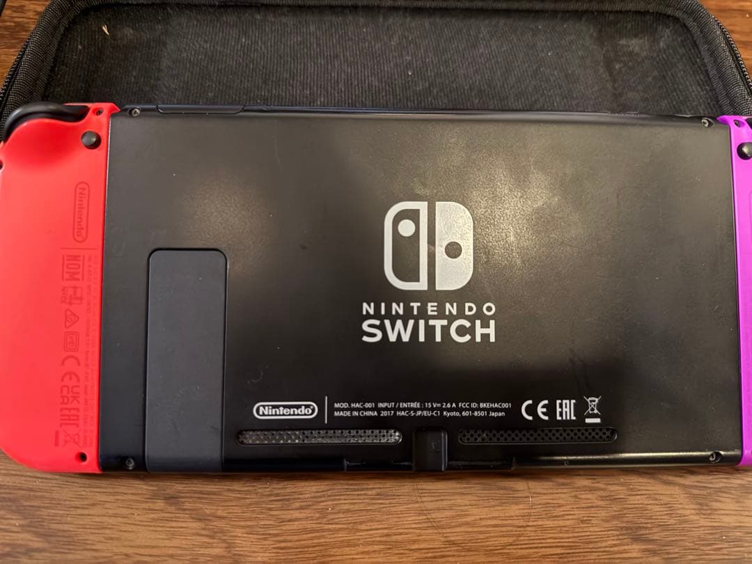 Nintendo Switch 本体 赤/紫 充電器・ドック付き