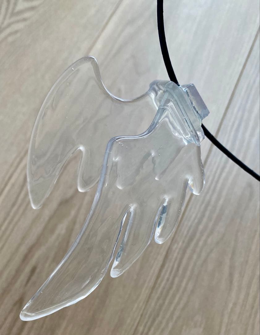 ⭐︎新品未使用⭐︎リリコラム ツノカチュ 天使の羽カチューシャタイプ（透明）