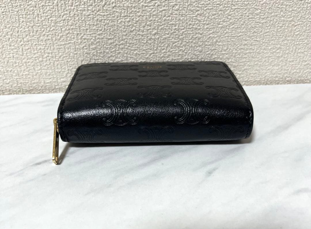【セリーヌ】エンボスドトリオンフ ケース ミニウォレット