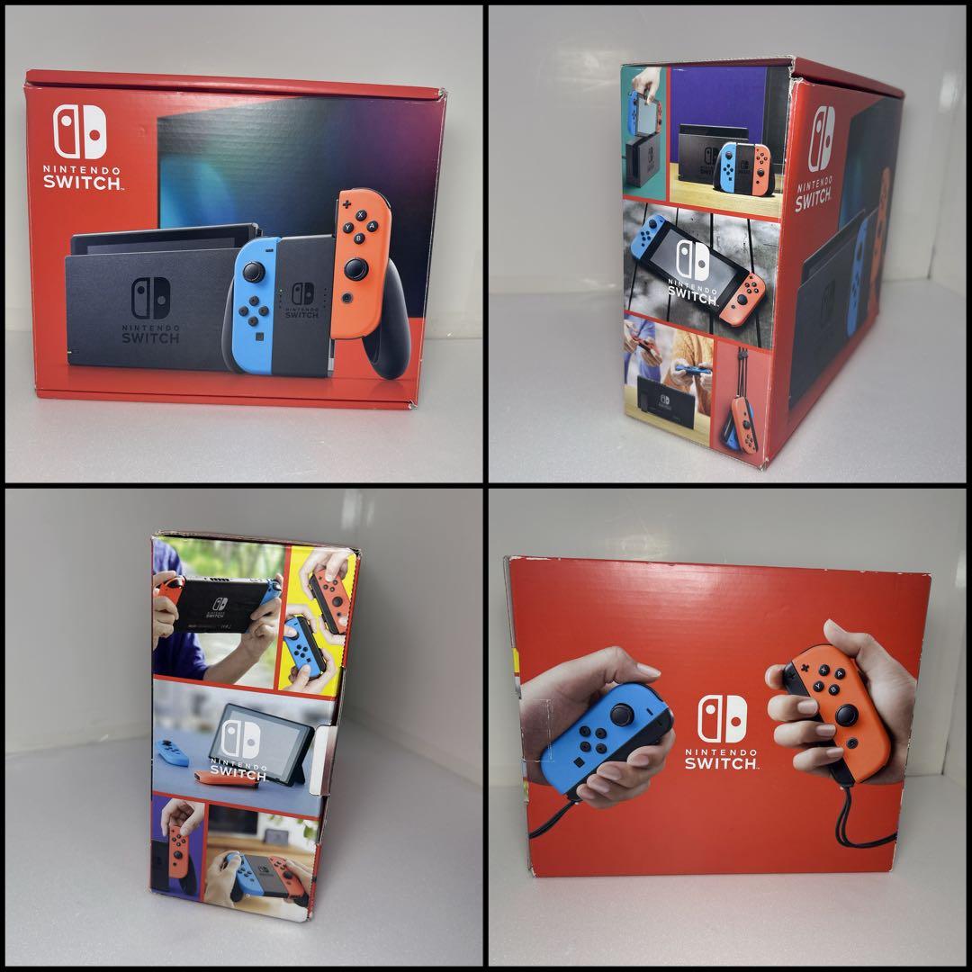 【ほぼ新品】Nintendo Switch ネオンブルー/(R) ネオンレッド