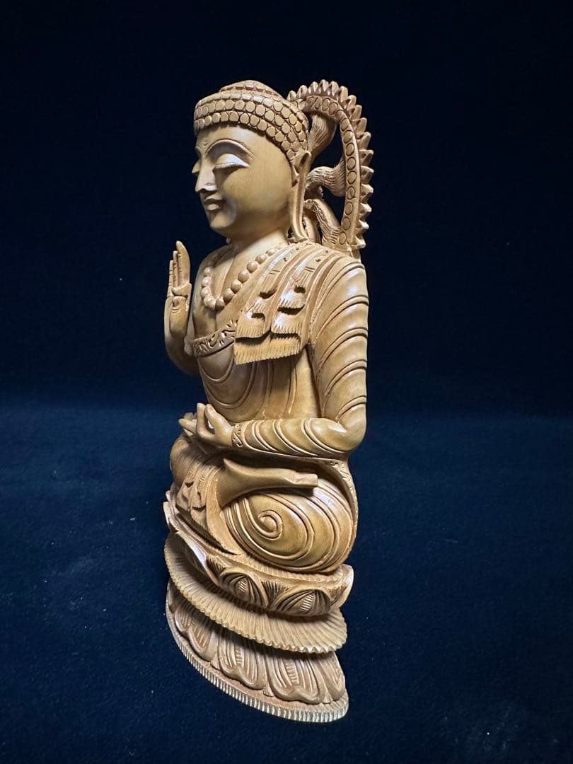 超美しい インド 白檀 仏教美術 仏像 骨董 木像 木製 仏教 密教 置物