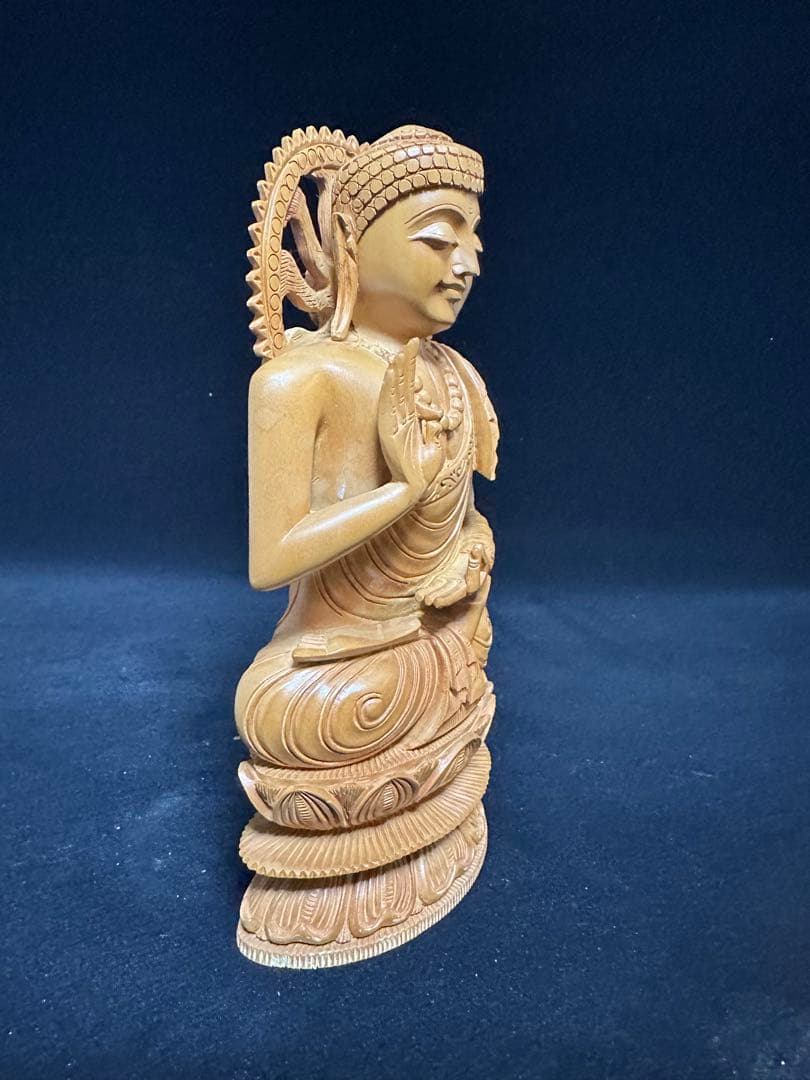 超美しい インド 白檀 仏教美術 仏像 骨董 木像 木製 仏教 密教 置物