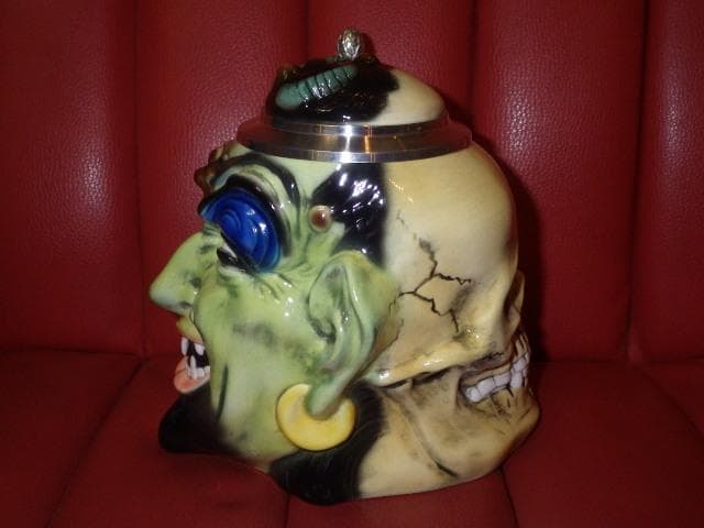 デビル☆スカル☆タンカード☆ツーフェイス☆悪魔☆置物☆髑髏☆