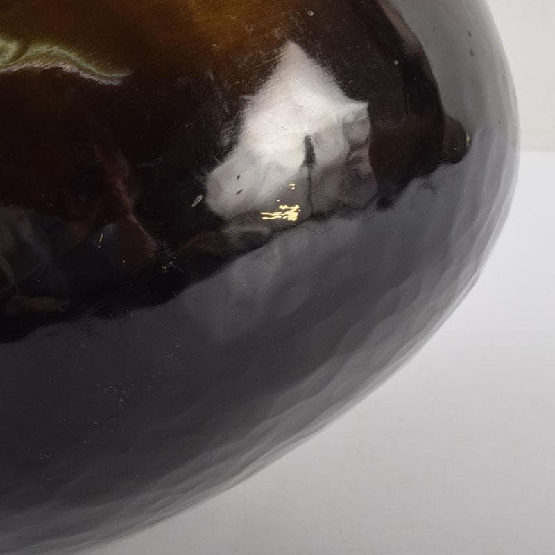 仏教美術 仏具 銅製鎚目 紅葉蒔絵 本手打 おりん V 8937