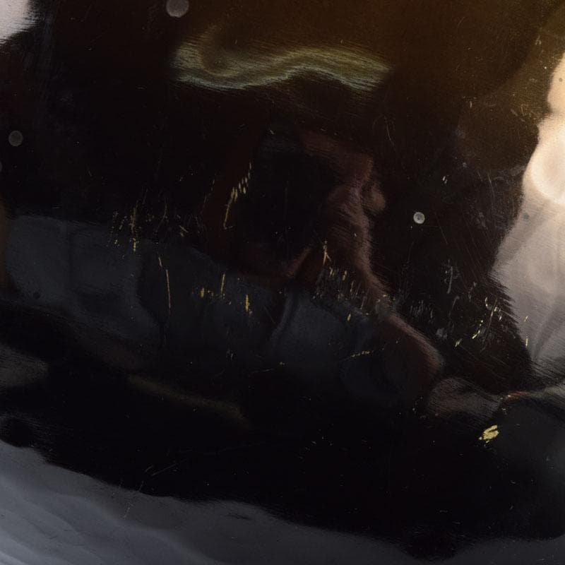 仏教美術 仏具 銅製鎚目 紅葉蒔絵 本手打 おりん V 8937