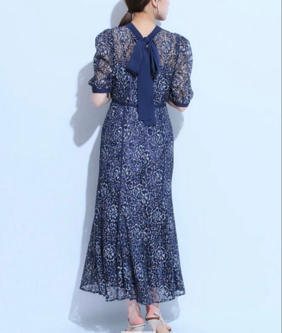 値下げ中！ Mystrada ワンピース ドレス ネイビー ブルー ロングドレス