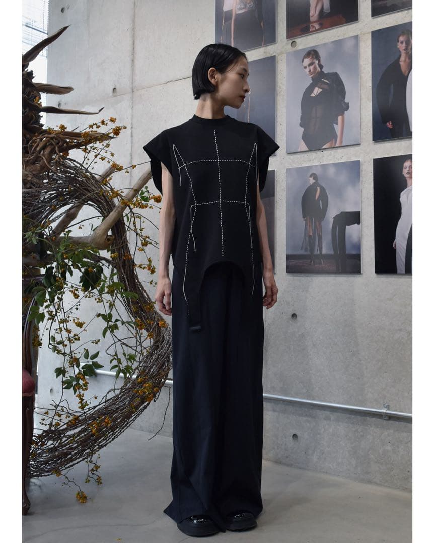 トップス FRANGANT Torso tops BLACK