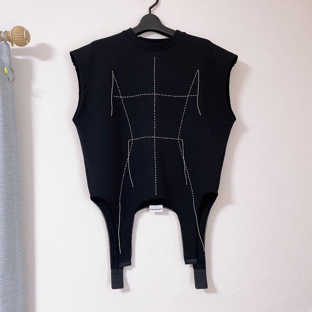 トップス FRANGANT Torso tops BLACK