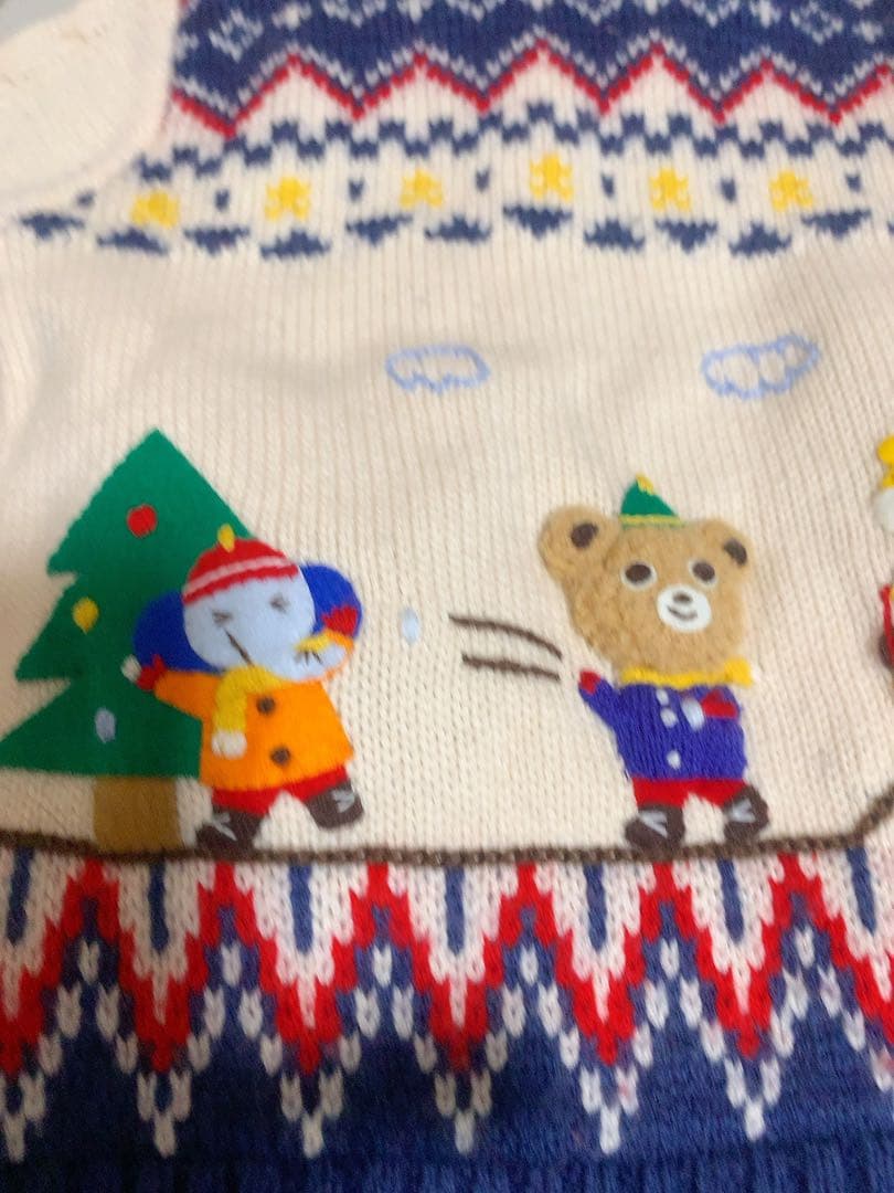 MIKI HOUSE クマポケット アウター 90