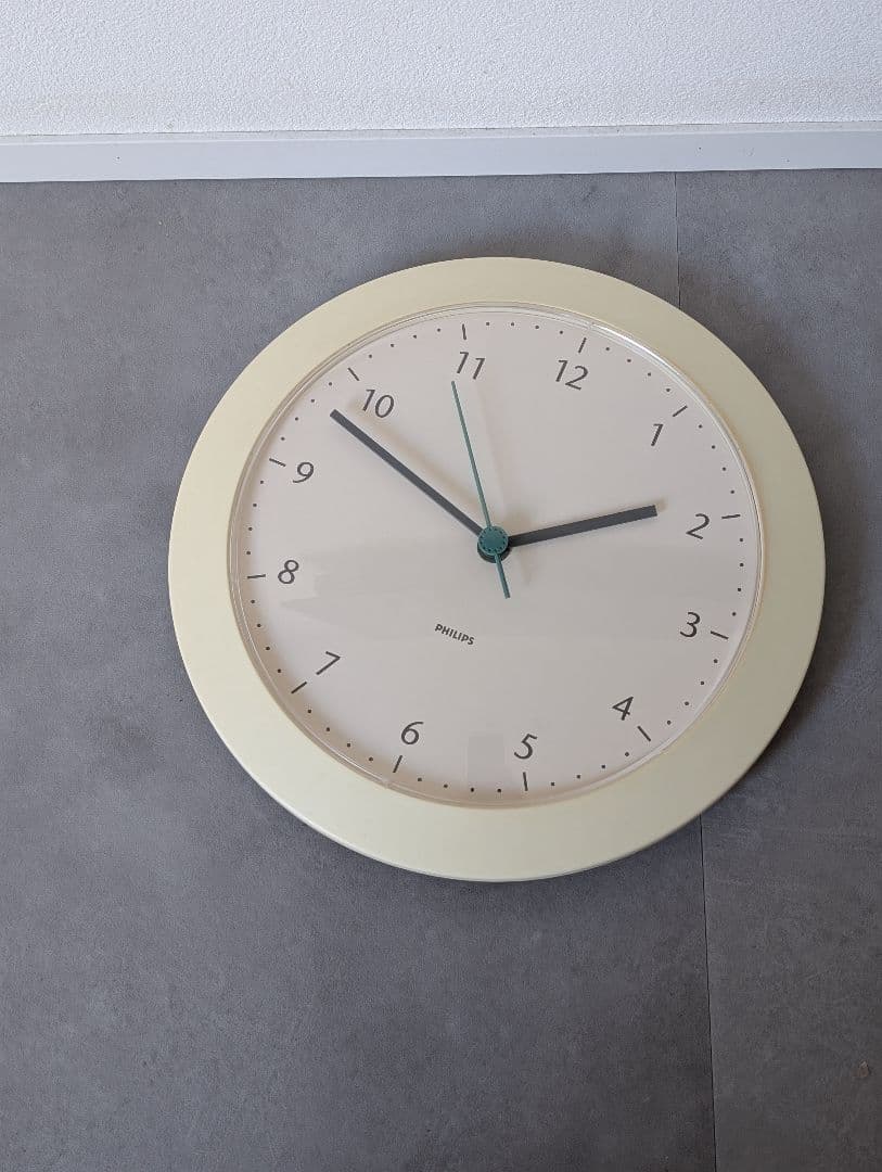 80's PHILIPS ドイツ製 ウォールクロック ヴィンテージ 壁掛け時計