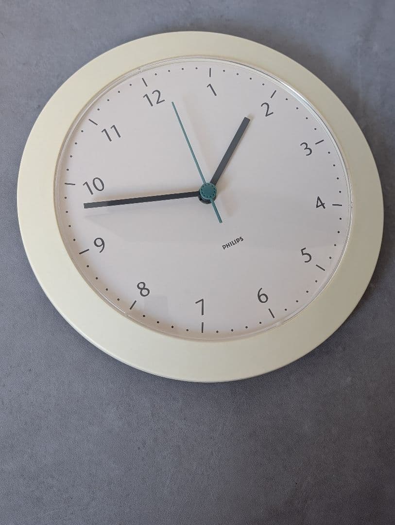 80's PHILIPS ドイツ製 ウォールクロック ヴィンテージ 壁掛け時計