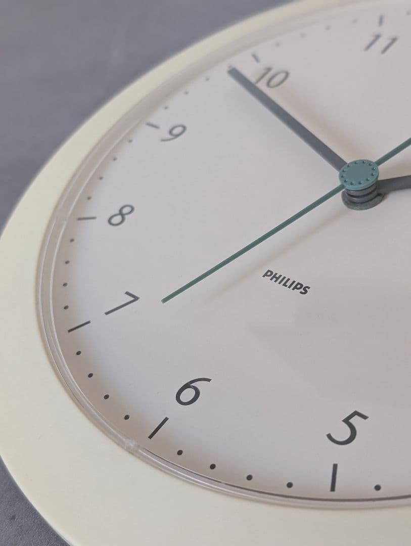 80's PHILIPS ドイツ製 ウォールクロック ヴィンテージ 壁掛け時計