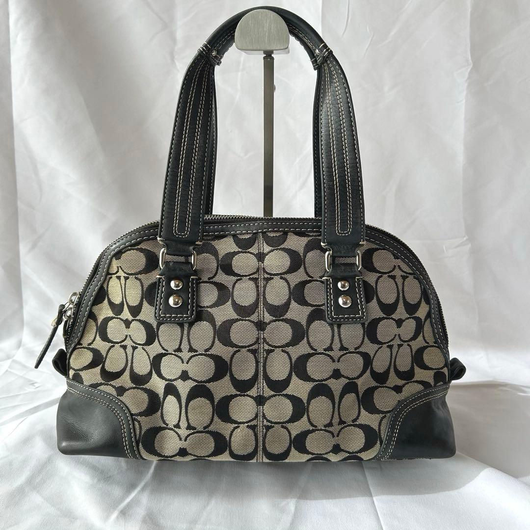 COACH F13977 ハンドバッグ ターンロック シグネチャー