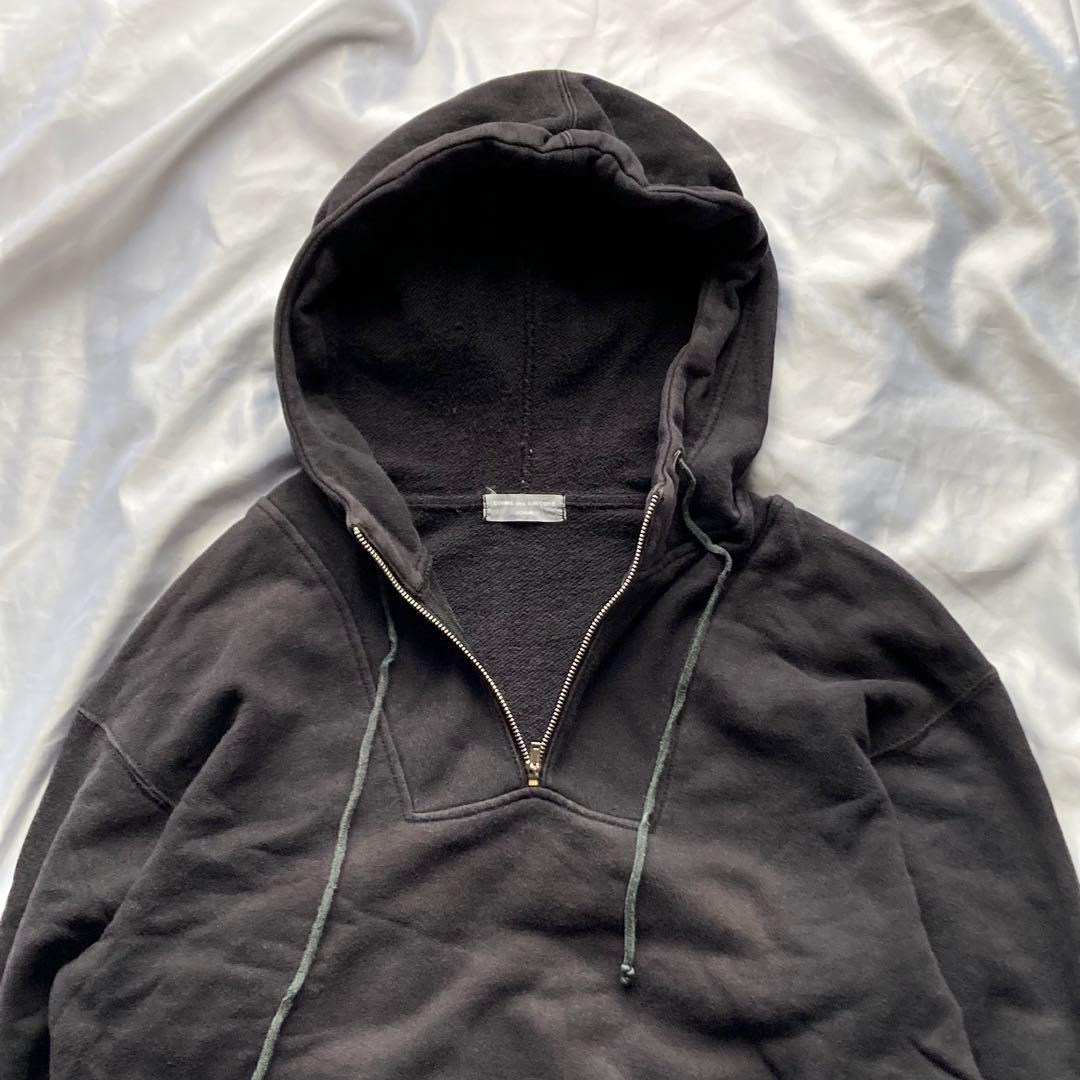 80s コムデギャルソンオム ハーフジップ パーカー ストライプ 田中オム