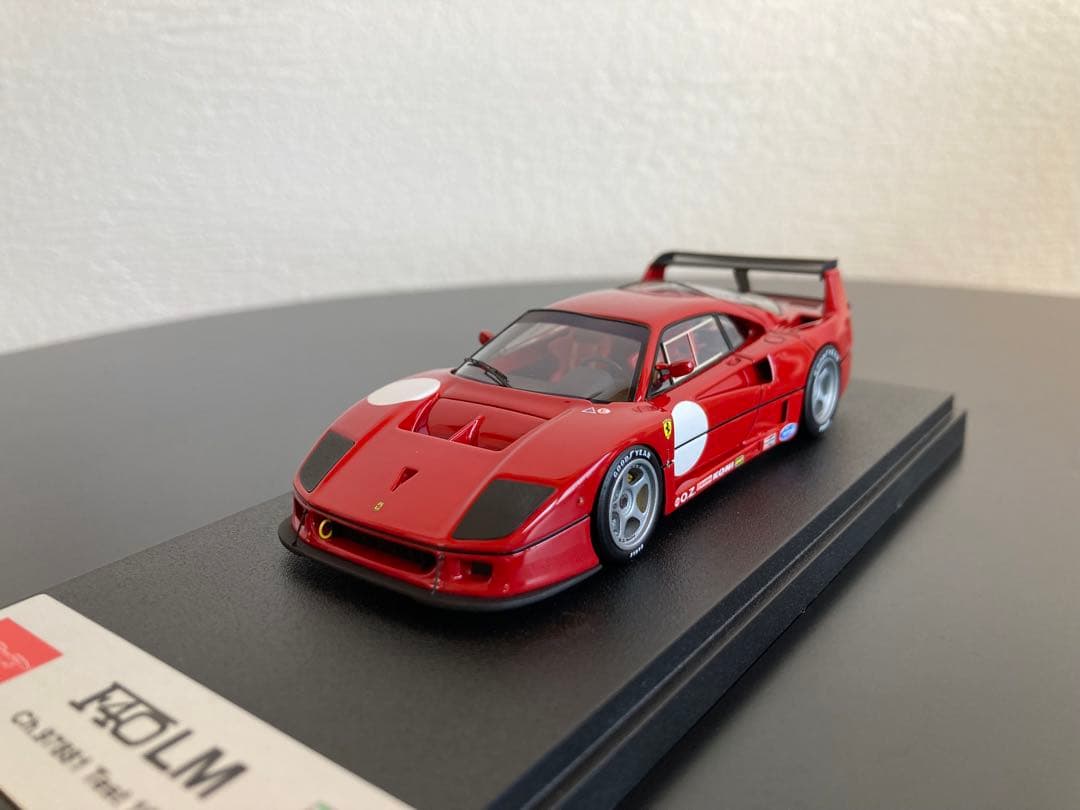 Titotikun EIDOLON1/43フェラーリF40 LMミニカー 1/43 Eidolon Make up Ferrari F40 Light Weight Version in Black