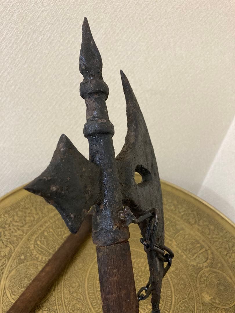 古斧 珍品 古武器 アンティーク 西洋式 ヴァイキング オールドアックス