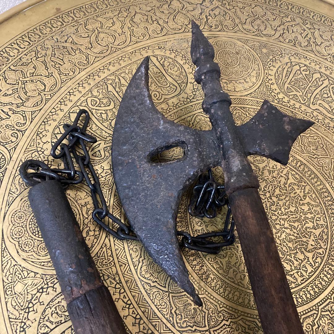 古斧 珍品 古武器 アンティーク 西洋式 ヴァイキング オールドアックス
