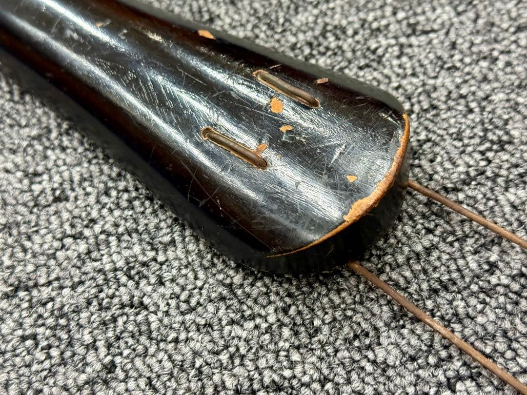 希少】'60s ビンテージ 木曽 日本弦楽器 コントラバステールピース！貴重！