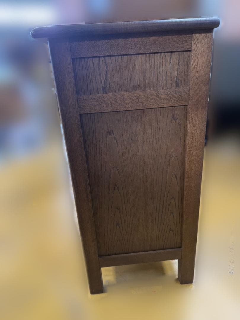 希少 葉山ガーデン 勇峰工芸 花柄サイドボード キャビネット フラワー