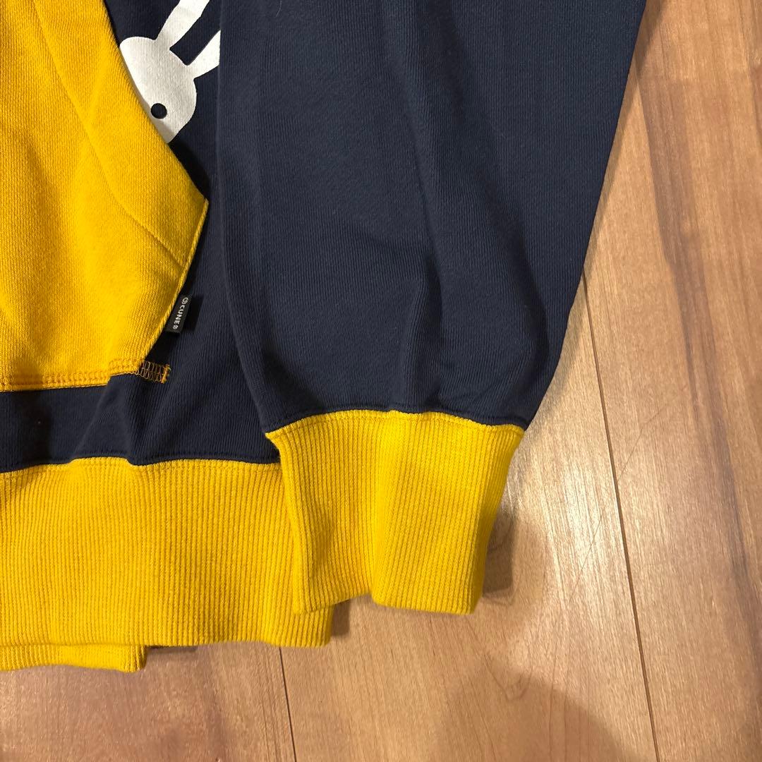 タグ付き　cune 後付パーカー　後付けパーカー