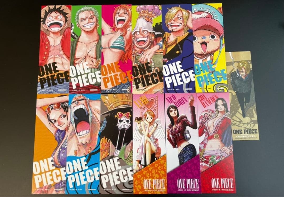 非売品】 ワンピース onepiece しおり 13枚セット - メルカリ