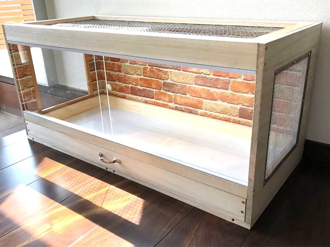 新品未使用　木製ケージ　ハリネズミ　ハムスター　小動物　爬虫類　両生類 新品 木製 ケージ ハリネズミ ハムスター 小動物 爬虫類 送料込み 飼育