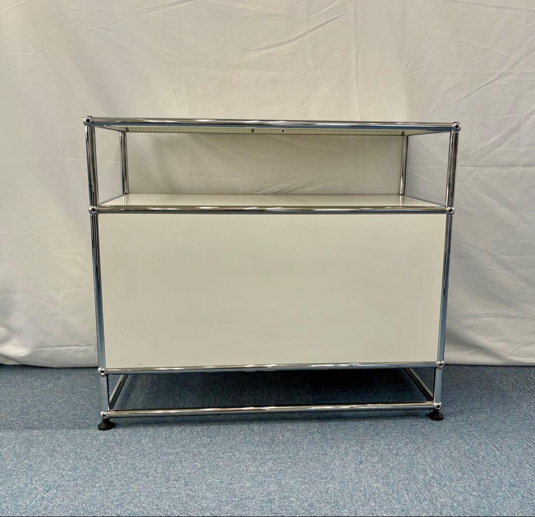 中古 USMハラー｜ リビング・サイドボード 1列3段 ピュアホワイト