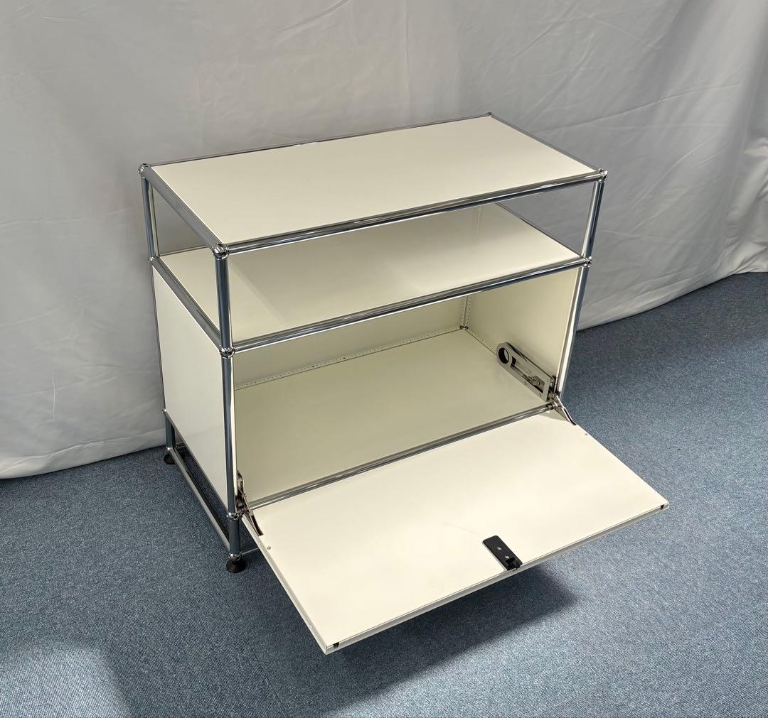 中古 USMハラー｜ リビング・サイドボード 1列3段 ピュアホワイト