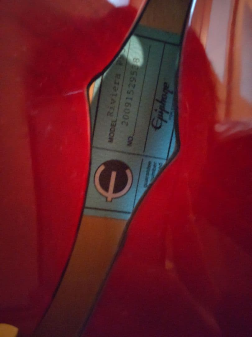 Epiphone Riviera Custom P93 ワインレッド