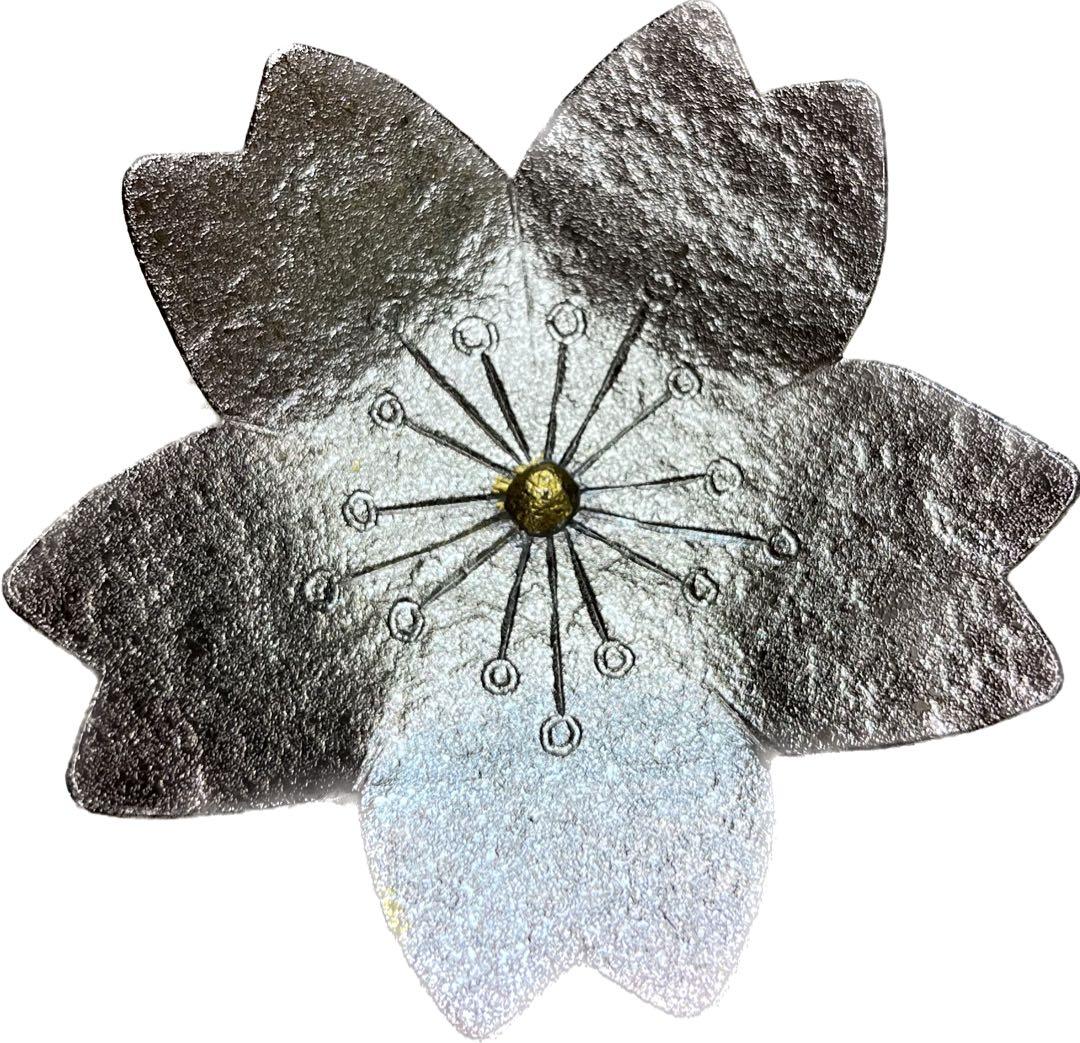 蓋置 モール 流水に桜