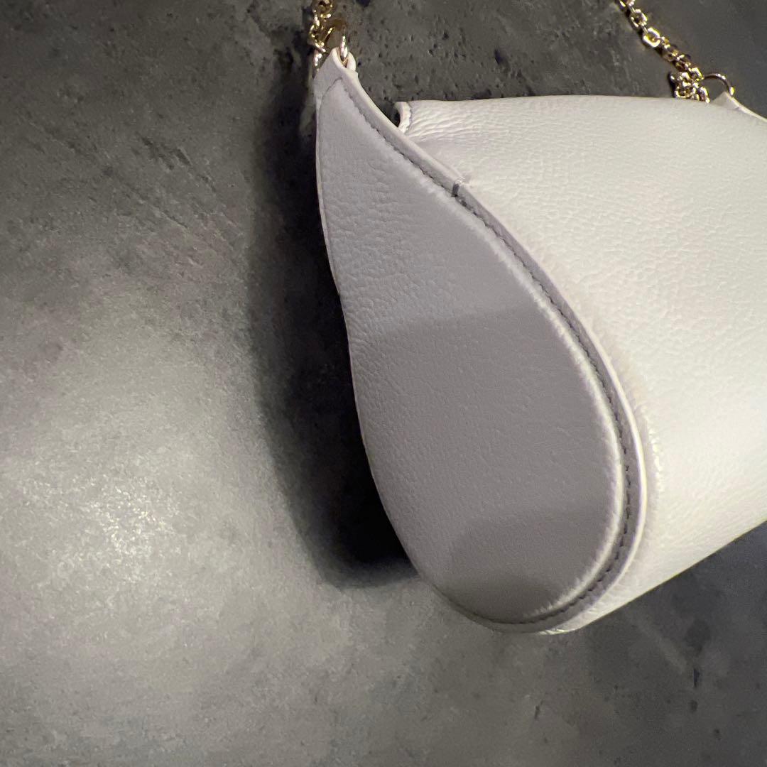 CDFUNE バック　チェーン　ホワイト　ゴールド