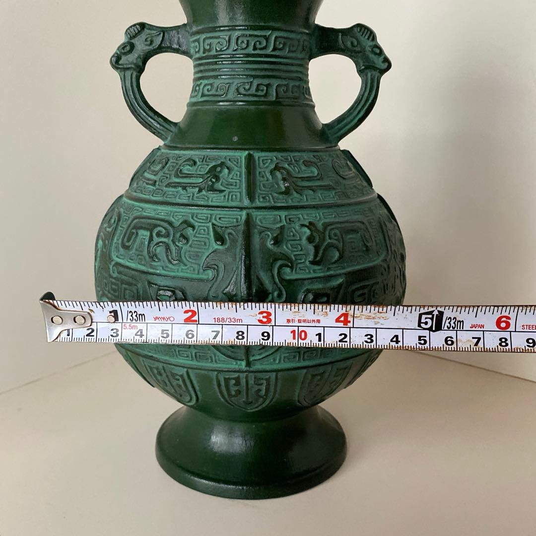 銅器 青銅花瓶 鋳芸花器 高岡銅器 青銅 花瓶 古道具 アンティーク