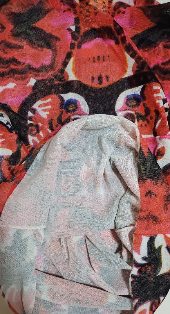 美品 VIVIENNE TAM チャイナ　メッシュ　ノースリーブ