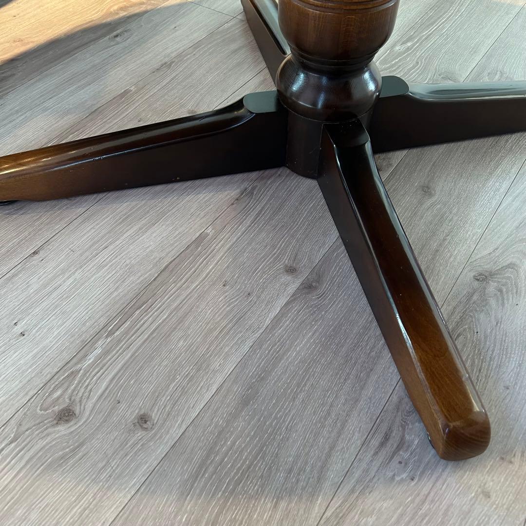 飛騨産業　キツツキ　丸テーブル　ダイニングテーブル　ヴィンテージ　レトロ