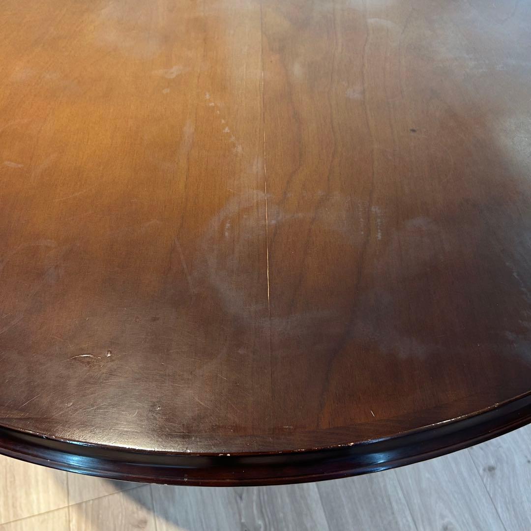 飛騨産業　キツツキ　丸テーブル　ダイニングテーブル　ヴィンテージ　レトロ