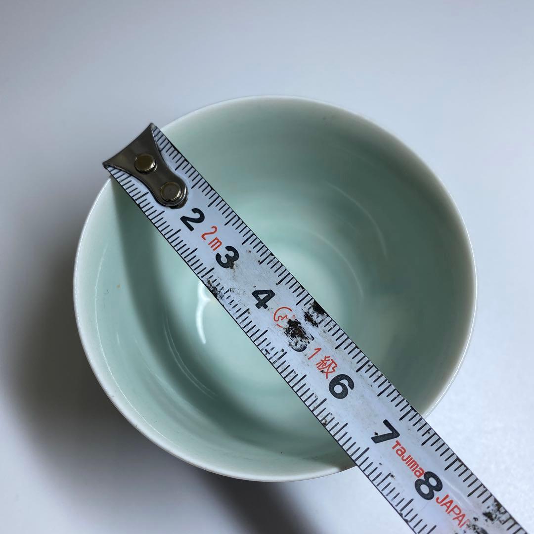 中国美術　大清康熙年製唐子図煎茶碗　口径7.3㎝ 東Y7-0303④