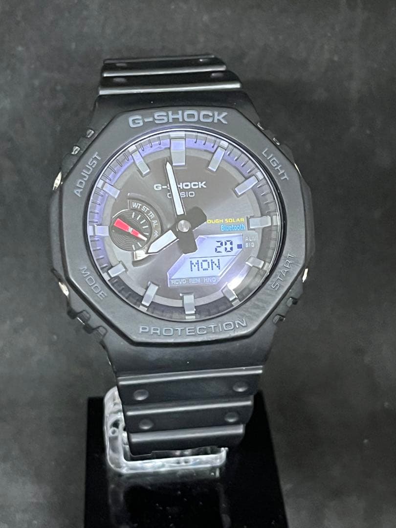 G-SHOCK GA-B2100-1AJF 稼働美品　カシオーク スマホリンク