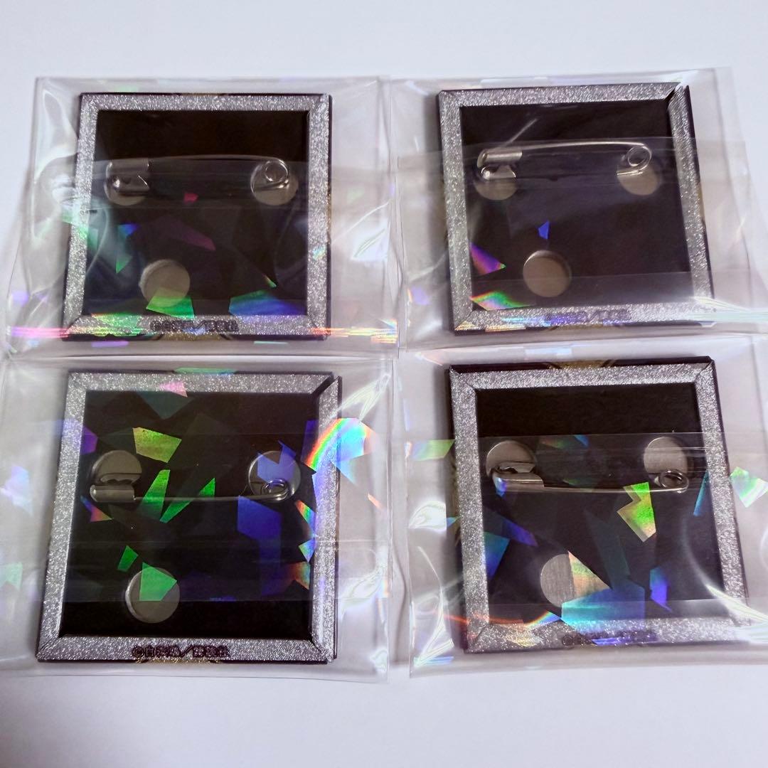 とんがり帽子のアトリエ グリッター 缶バッジ ココ アガット リチェ テティア